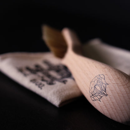 Bartbürste mit Naturborsten von Kent